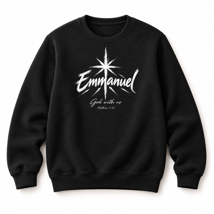 Emmanuel Matthew 1:23 Christmas Sweatshirt