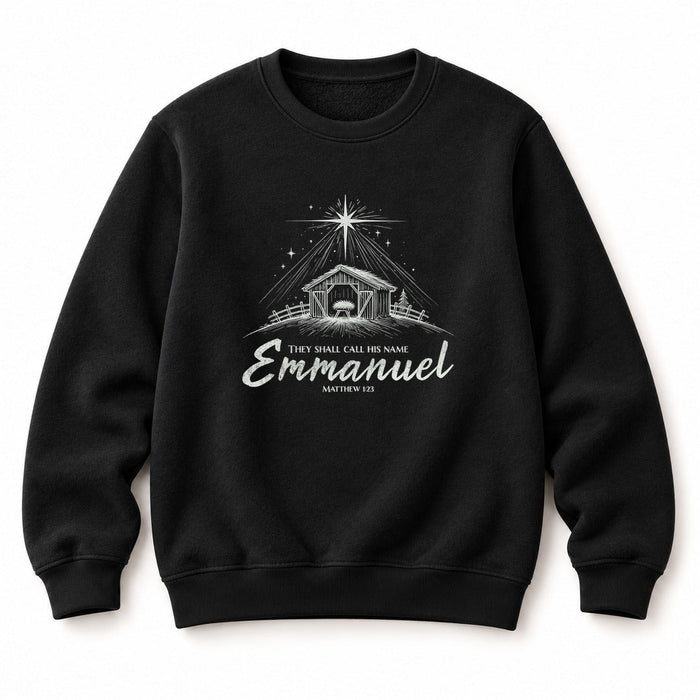 Emmanuel Matthew 1,23 Christmas Sweatshirt