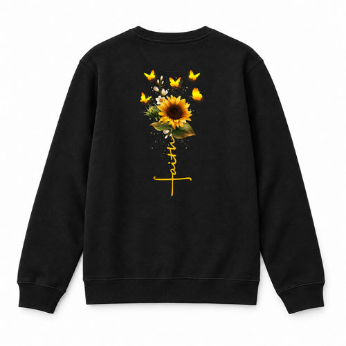 Faith Sunflower (32 cm) sweatshirt backprint