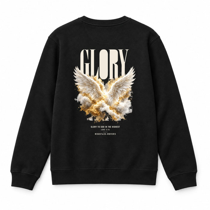 Glory to God in the Highest Christmas Sweatshirt Backprint