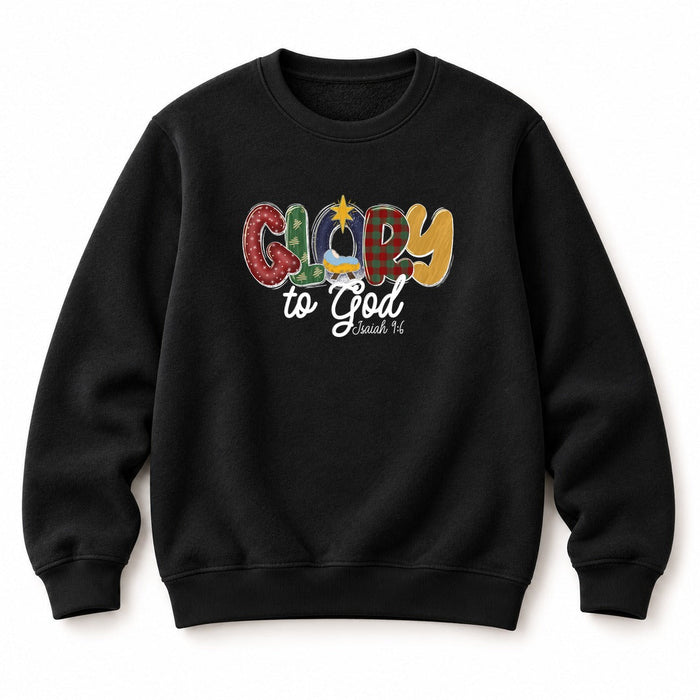 Glory to God Isaiah 9:6 Christmas Sweatshirt