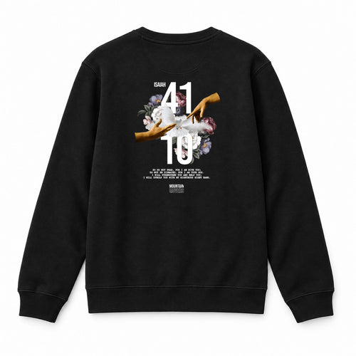 Jesaja 41:10 Sweatshirt rugafdruk
