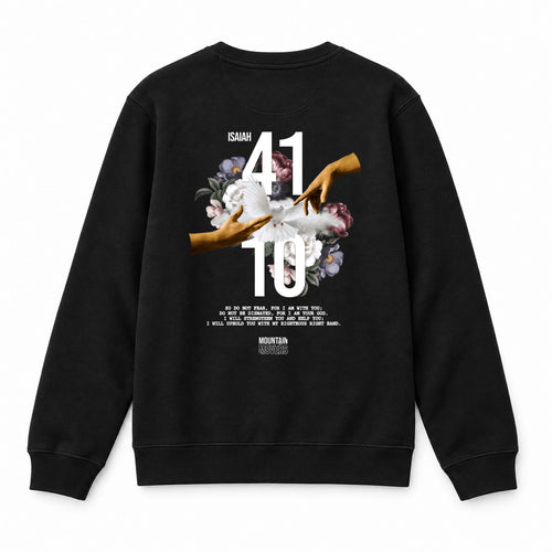 Jesaja 41:10 Sweatshirt rugafdruk