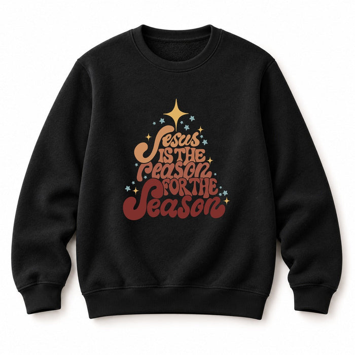 Jesus is the Reason Tree Brown Christmas shirt