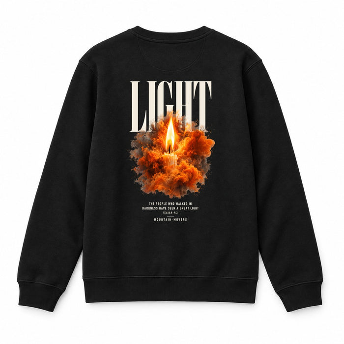 The People Who Walked in Darkness Christmas Sweatshirt Backprint