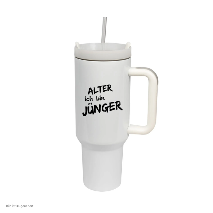 Alter Thermobecher