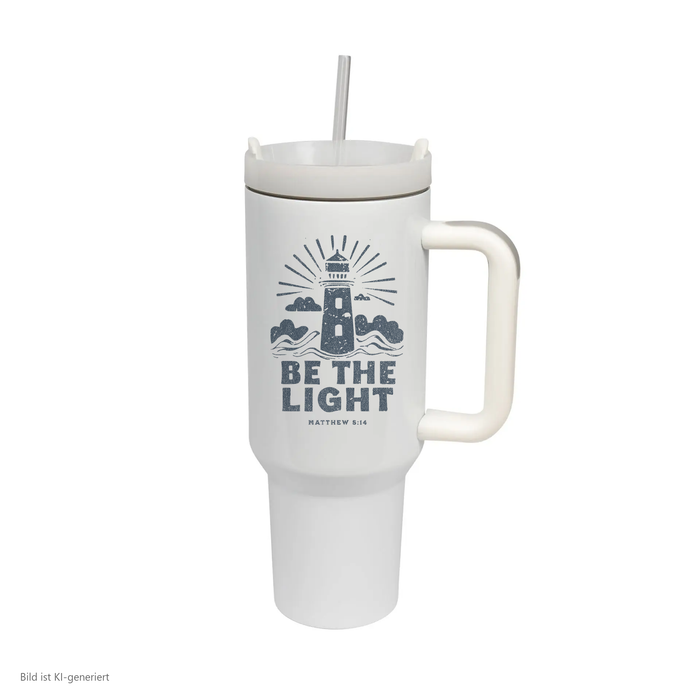 Be the Light Retro Thermobecher