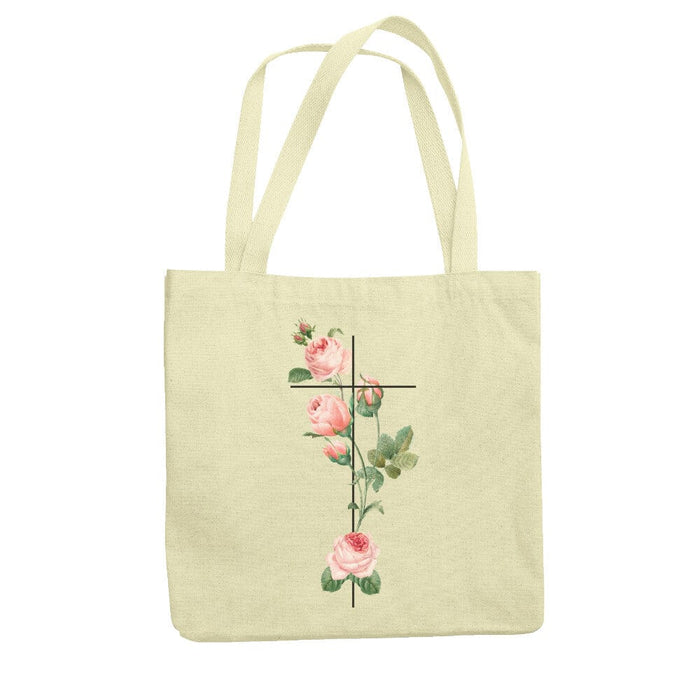 Rose Cross Premium Tote Bag