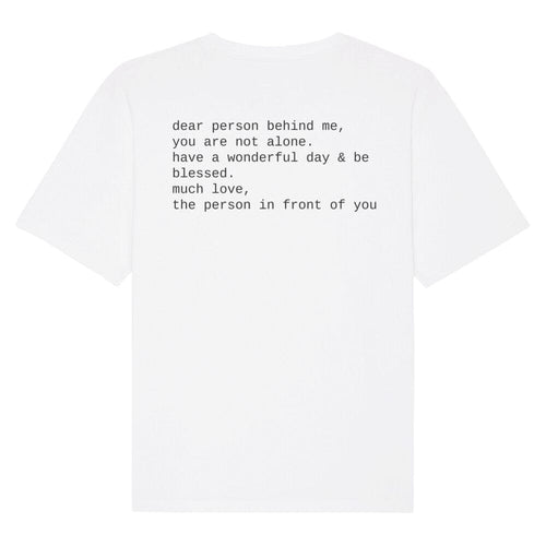 Dear Person Oversized Shirt BackPrint Clearance