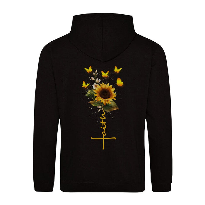 Sunflower Faith Hoodie Backprint