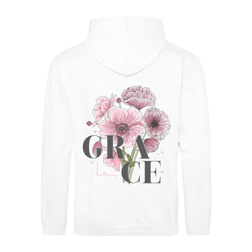 Grace Flower Hoodie Backprint