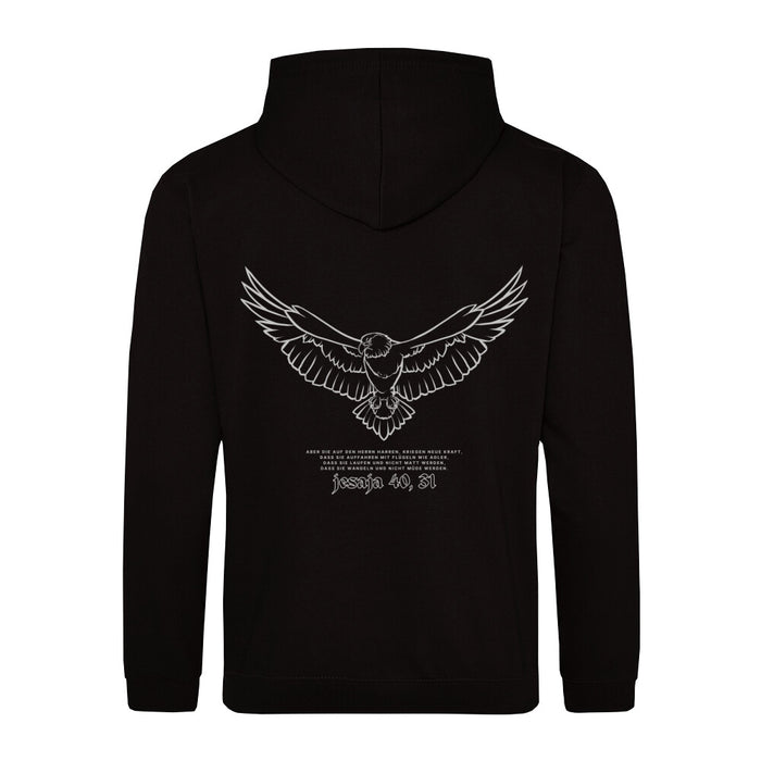 Eagle Hoodie met rugprint