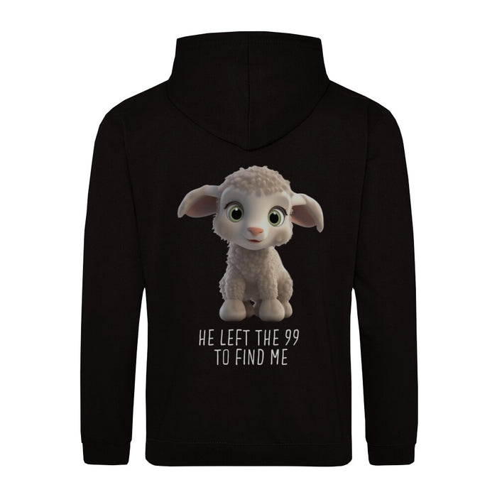 Left the 99 Sheep Hoodie Backprint