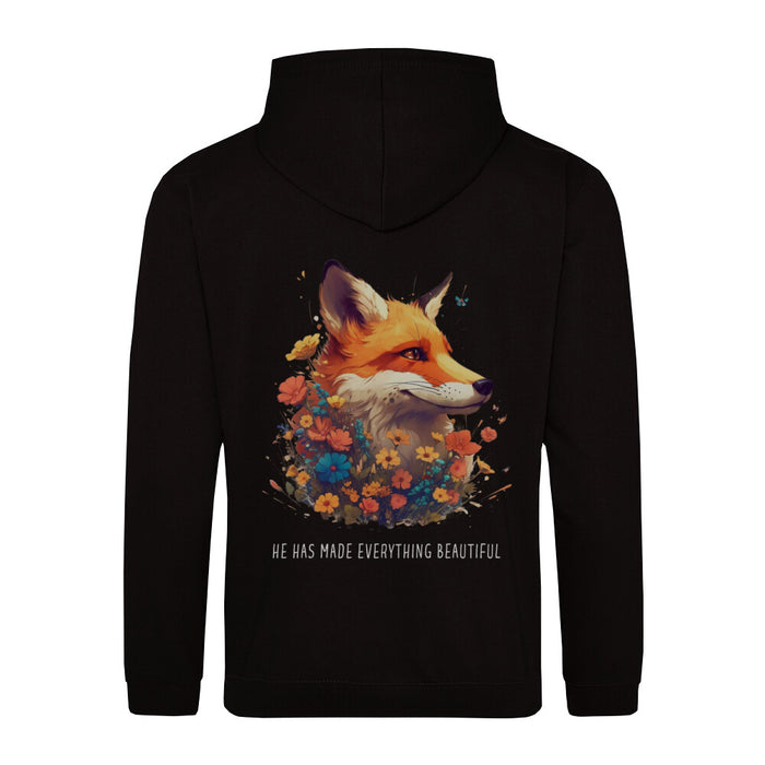 Beautiful Fox Hoodie Backprint