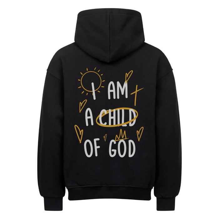 Child of God Colour Oversized Hoodie BackPrint