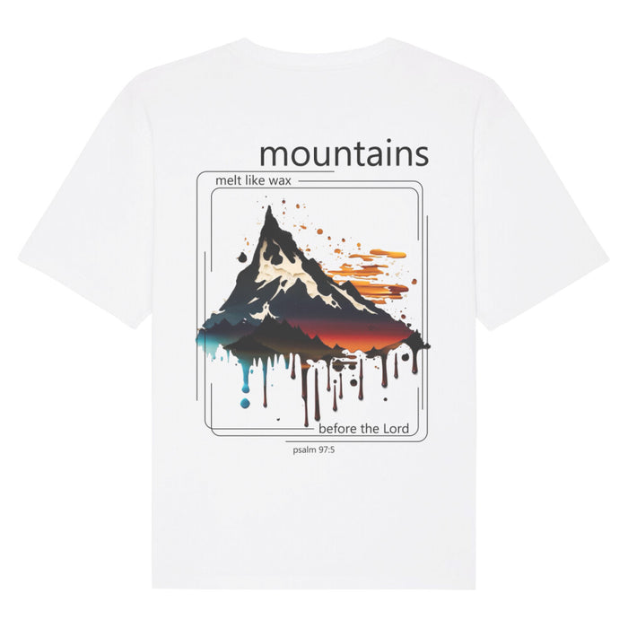 Mountains melt Oversized T-Shirt BackPrint