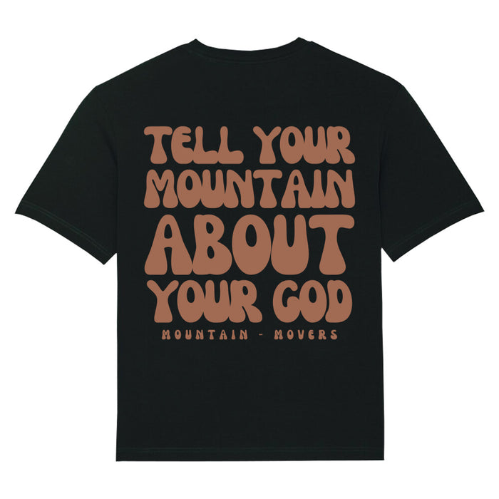 Tell your mountain Oversized T-Shirt BackPrint