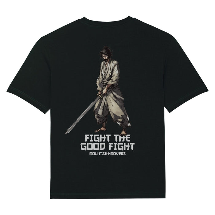 Fight the good Fight Gym Oversized Shirt BackPrint