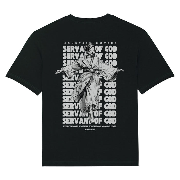 Servant of God Gym Oversized T-Shirt BackPrint