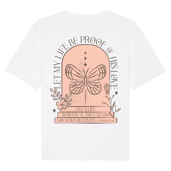 Let my life be a proof Oversized T-Shirt BackPrint