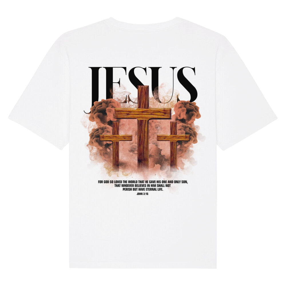 Jesus Streetwear Oversized T-Shirt BackPrint – Mountain-Movers