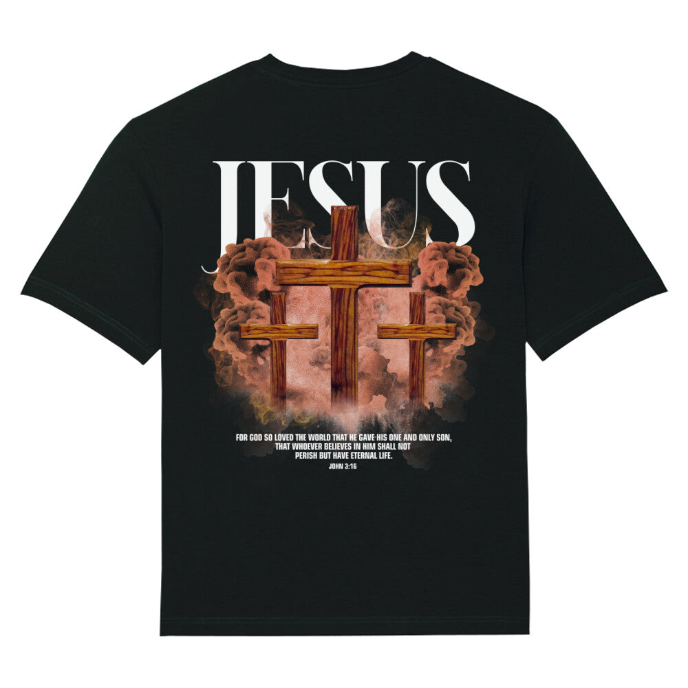 Jesus Streetwear Oversized Shirt Backprint – Mountain-Movers