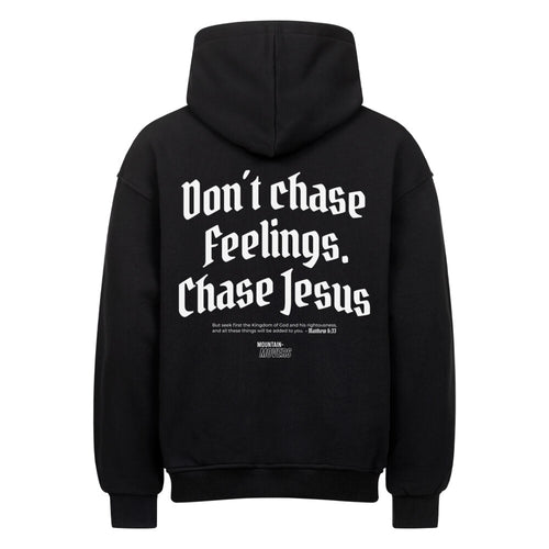 Chase Jesus Oversized hoodie met rugprint