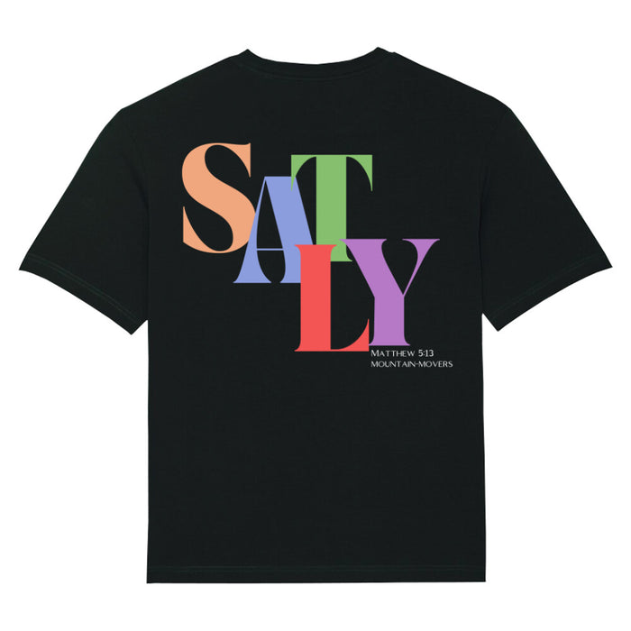 Salty oversized T-shirt met print op de achterkant
