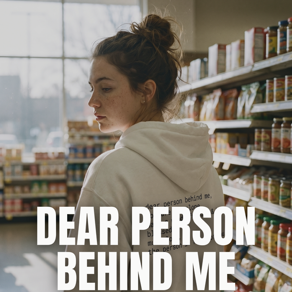 Dear Person behind me