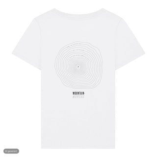 Senfkorn Frauenshirt, Weiß, Rückseite
