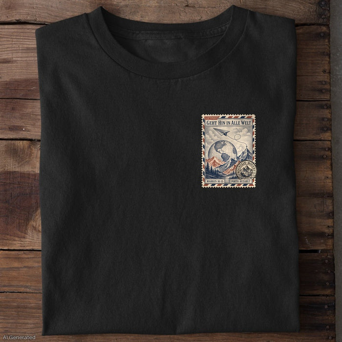 Geht hin in alle Welt Markus 16:15 T-Shirt