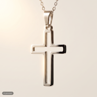 Stainless Steel Necklace with Hole