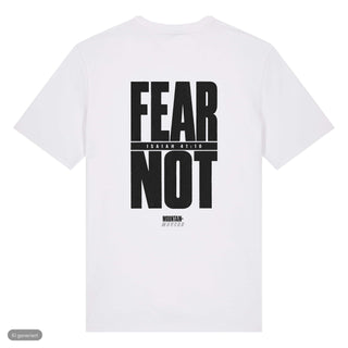 Fear Not Typo T-Shirt, Weiß, Rückseite