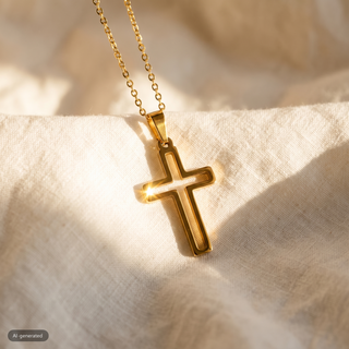 Stainless Steel Necklace with Hole