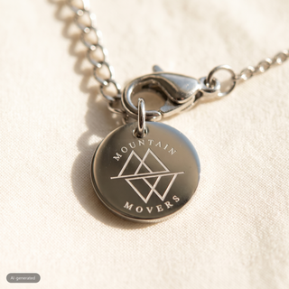 Stainless Steel Necklace with Hole