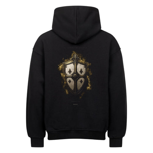 Our Help And Our Shield Psalm 33:20 Oversize Hoodie Front & Back