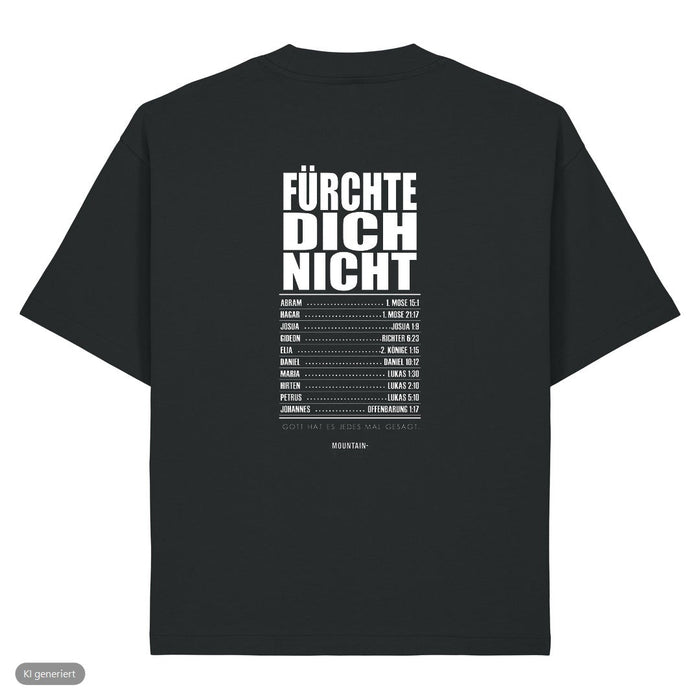 Fürchte dich nicht Tour Heavy Oversized Shirt Front & Backprint
