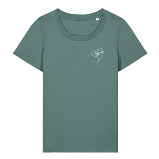 For I am with you Frauen Shirt Detailansicht, Mountain Movers christliche Streetwear