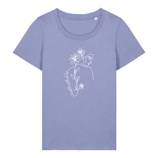 DAUGHTER OF THE KING FRAUEN T-SHIRT FRONT Detailansicht, Mountain Movers christliche Streetwear