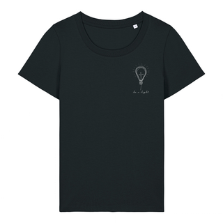 Be a Light Frauen T-Shirt Variante, Mountain Movers christliches Design