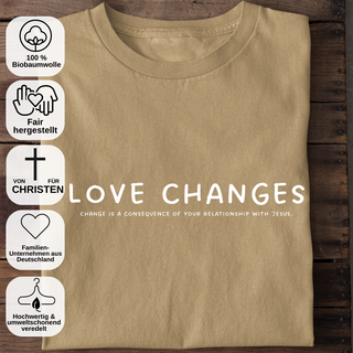 Jesus Love changes Premium Unisex Shirt