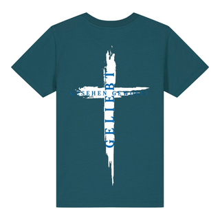 Jesus Cross Kids T-Shirt Backprint