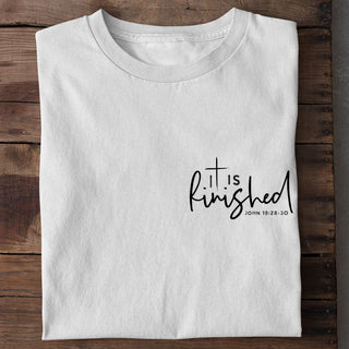 It is finished Shirt Variante, Mountain Movers christliches Design