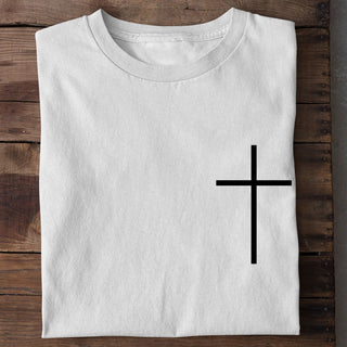 Kreuz Shirt minimalistic Variante, Mountain Movers christliches Design