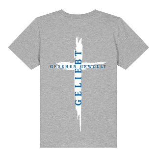 Jesus Cross Kids T-Shirt Backprint