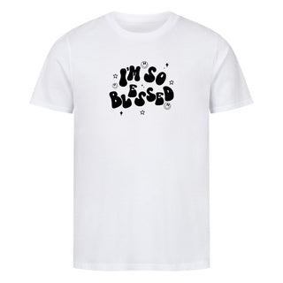 i´m so blessed star Shirt Detailansicht, Mountain Movers christliche Streetwear