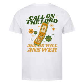 Call On the Lord Shirt Backprint Variante, Mountain Movers christliches Design
