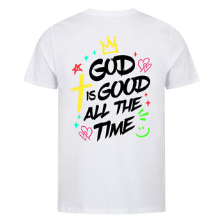 God is good Shirt Backprint Variante, Mountain Movers christliches Design