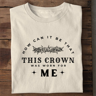 This Crown Shirt Detailansicht, Mountain Movers christliche Streetwear