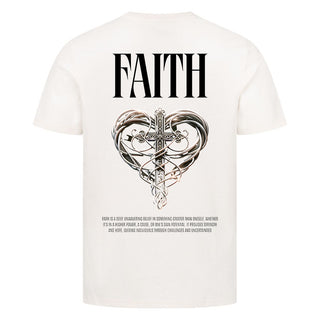 Faith love Shirt Backprint Detailansicht, Mountain Movers christliche Streetwear